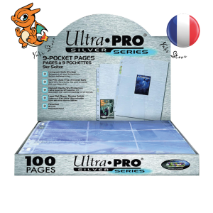 100 Feuilles Silver Series Ultra Pro pour classeur