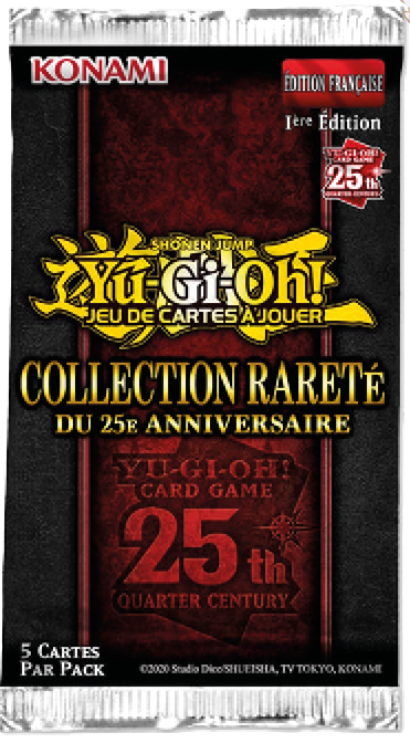 Booster Yu-Gi-Oh! Collection Rareté du 25e anniversaire