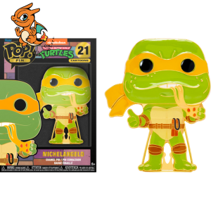 TEENAGE MUTANT NINJA TURTLES- Pop Large Enamel Pin N° 21- Michelangelo