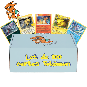 Lot de 100 cartes Pokémon