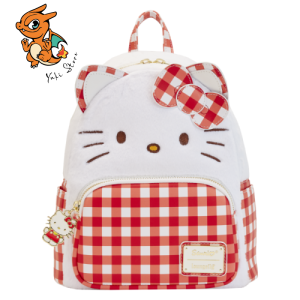 SANRIO - Hello Kitty "Gingham Cosplay" - Mini Sac à dos LoungeFly