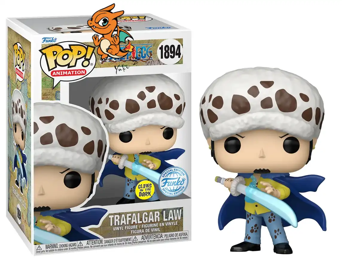 ONE PIECE - POP Animation N° 1894 - Law avec Blue Anesthesia (GitD)