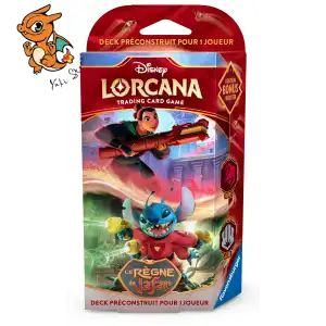 Lorcana chapitre 8 deck de démarrage Mulan & Stitch