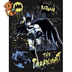 BATMAN - The Dark Knight - Golden Poster 30x40cm