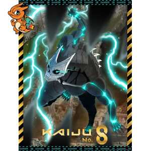 KAIJU NO. 8 - Golden Poster 30x40cm