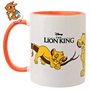 DISNEY - Simba - Mug Interieur Coloré - 325ml