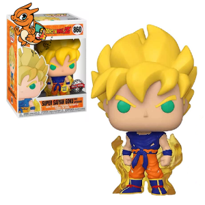 DRAGON BALL Z - POP Animation N° 860 - Goku Super Saiyan (GITD)