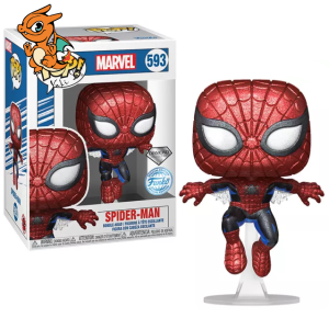 MARVEL - POP Marvel N° 593 - Spider-Man (Diamant)