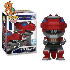 POWER RANGERS 30 ans - POP TV N° 1382 - T-Red Dinozord