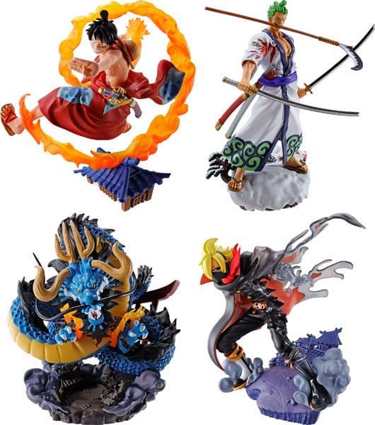 ONE PIECE - Wano Kuni - Statuettes Petitrama Vol.1 9cm