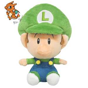 SUPER MARIO - Baby Luigi - Peluche 16cm