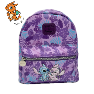 STITCH & ANGEL - Ohana - Sac à dos Similicuir - 28x11x22cm