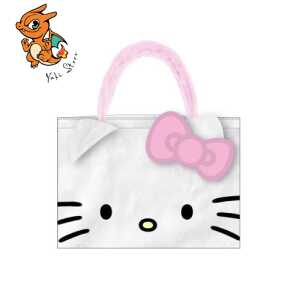 HELLO KITTY - Sac Shopping Peluche - 37x30x8cm