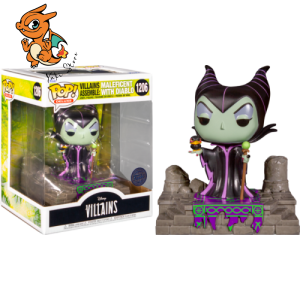 DISNEY - POP DELUXE N° 1206 - Maleficient with Diablo