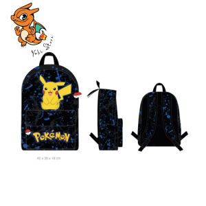 POKEMON - Pikachu - Sac à Dos 1 Compartiment '42x30x18cm'