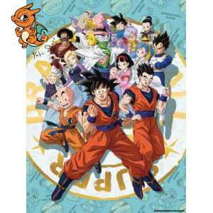 DRAGON BALL SUPER - Personnages - Golden Poster 30x40cm
