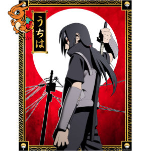 NARUTO SHIPPUDEN - Itachi - Golden Poster 30x40cm