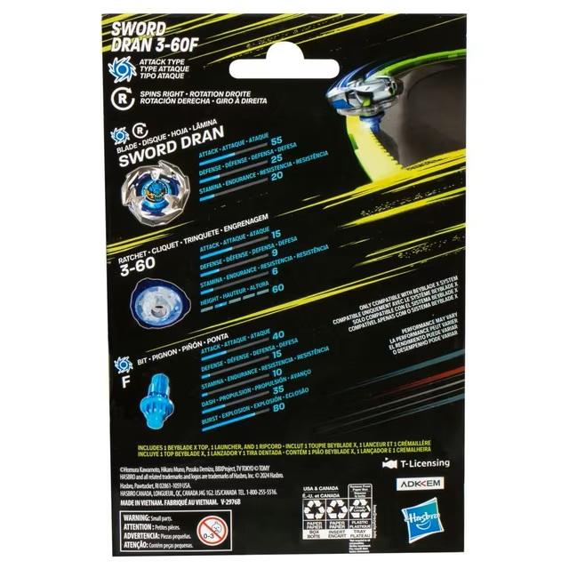 BEYBLADE X - Sword Dran 3-60F Starter Pack – Image 4
