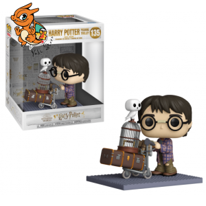 HARRY POTTER Anniversary - Pop Deluxe N° 135 - Harry Pushing Trolley