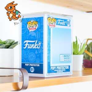 FUNKO STORAGE BOX - Hard Acrylic POP Protector Box 'Official By FUNKO'