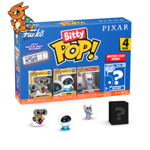 PIXAR - Bitty Pop 4 Pack 2.5cm - Wall-E