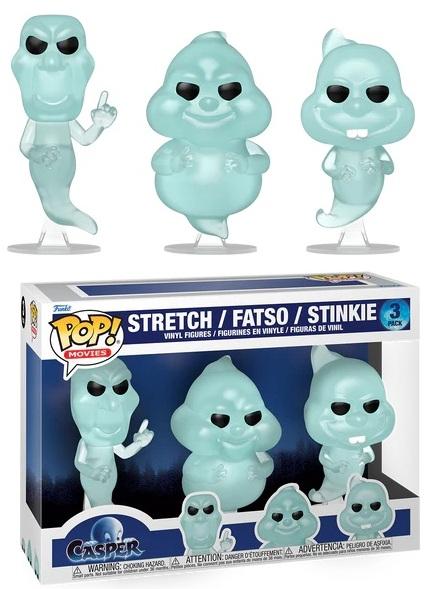 CASPER 30EME ANNIVERSAIRE - POP Movies - 3PK -Stretch, Fatso & Stinkie