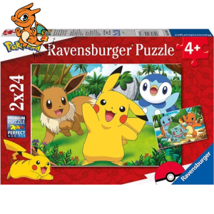 POKEMON - Pikachu et ses amis - 2 Puzzle 24P