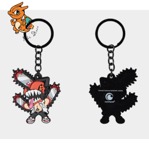 CHAINSAW MAN - Porte-clés en Caoutchouc