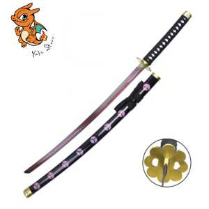 Katana de Roronoa Zoro (Shusui) - One Piece - Lame en Bambou