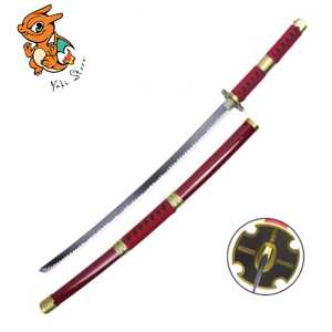 Katana de Roronoa Zoro (Sandai Kitetsu) - One Piece - Lame en Bambou