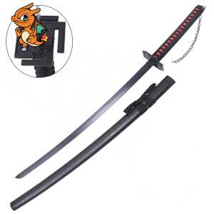 Katana d’Ichigo Kurosaki (Zanpakutō version courte) - Bleach - Lame en Acier