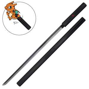 Katana de Sasuke Uchiha (version noire) - Naruto - Lame en Acier