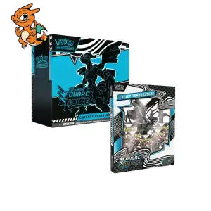 Pokémon EV10.5 : Pack Foudre Noire - ETB et Coffret Classeur