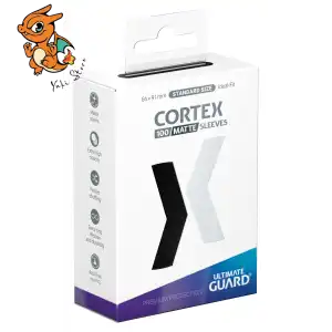 Ultimate Guard - 100 pochettes Cortex Sleeves taille standard Noir Mat