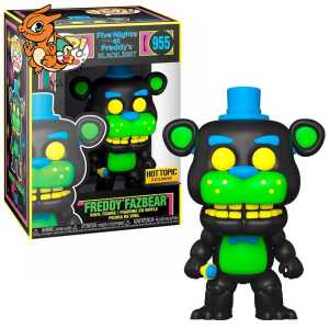FIVE NIGHTS AT FREDDY’S - POP Games - Freddy Fazbear (Blacklight) 9 cm