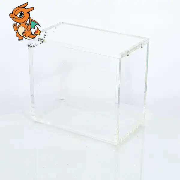 Boîte Acrylique Phoenix Shield Pour Booster Yu-Gi-Oh! – Transparente, Anti-UV, Ouverture Magnétique