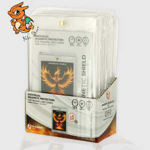 Phoenix Shield - Pack de 5 Protections acryliques magnétiques pour carte
