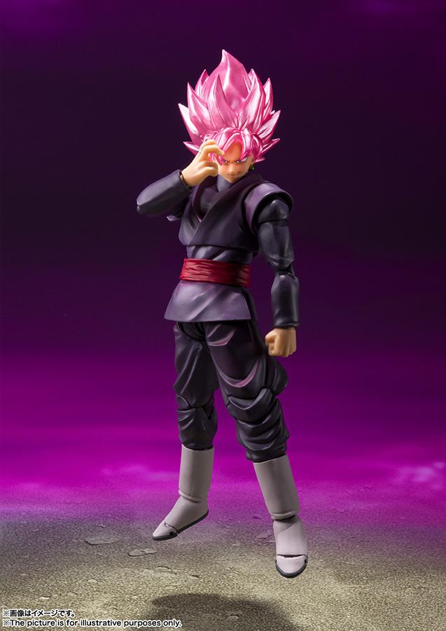 DRAGON BALL SUPER - SS Goku Black Rosé - Figurine S.H. Figuarts 14cm – Image 5