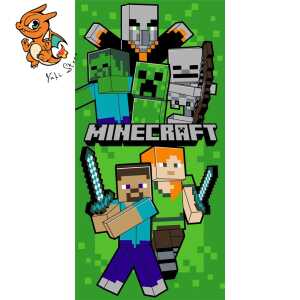 MINECRAFT - Serviette de Plage 70x140cm