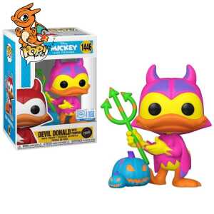 DISNEY - POP N° 1446 - Devil Donald Chase (Black Light)