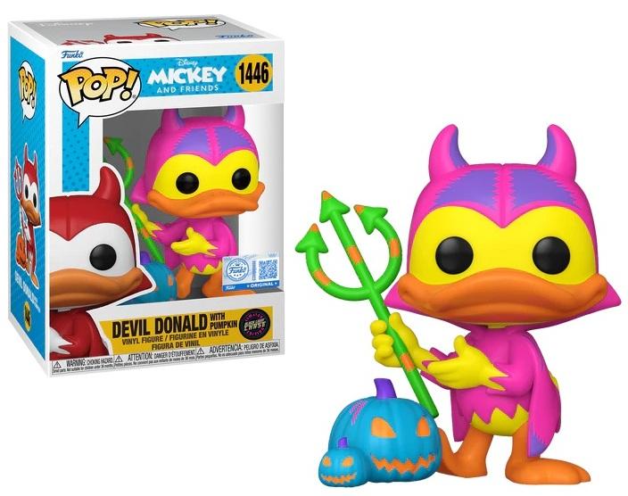 DISNEY - POP N° 1446 - Devil Donald Chase (Black Light)