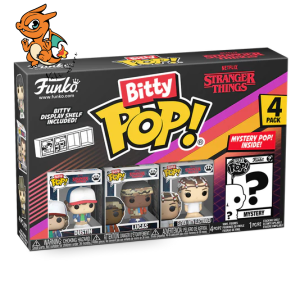 STRANGER THINGS - Bitty Pop 4 Pack 2.5cm - Dustin