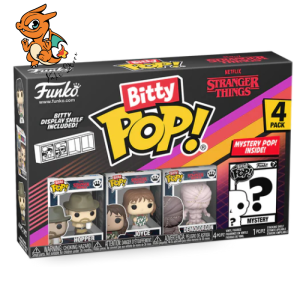 STRANGER THINGS - Bitty Pop 4 Pack 2.5cm - Hopper