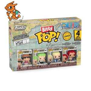 ONE PIECE - Bitty Pop 4 Pack 2.5cm - Luffy