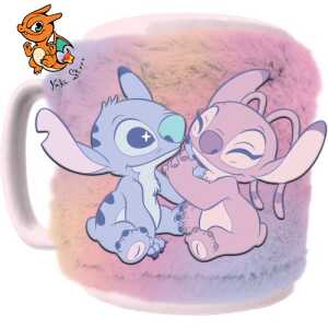 STITCH & ANGEL - Fuzzy Mug 440ml