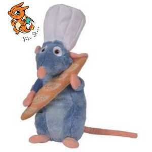 RATATOUILLE - Remy avec Toque + Baguette - 25cm