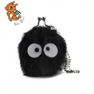STUDIO GHIBLI - Porte-Monnaie Peluche Mini Noiraude - 8 cm