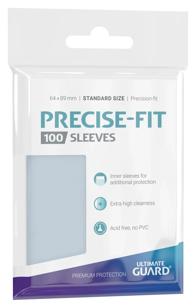 Ultimate Guard - 100 pochettes Side-Loading Precise-Fit Sleeves taille standard Transparent – Image 2