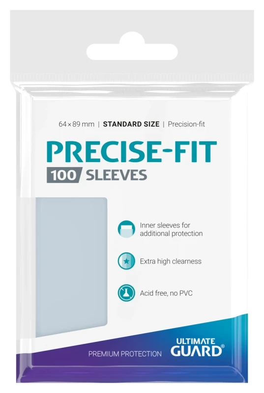 Ultimate Guard - 100 pochettes Side-Loading Precise-Fit Sleeves taille standard Transparent – Image 3