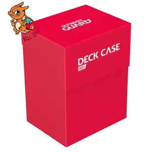 Ultimate Guard - boîte pour cartes Deck Case 80+ taille standard Rouge